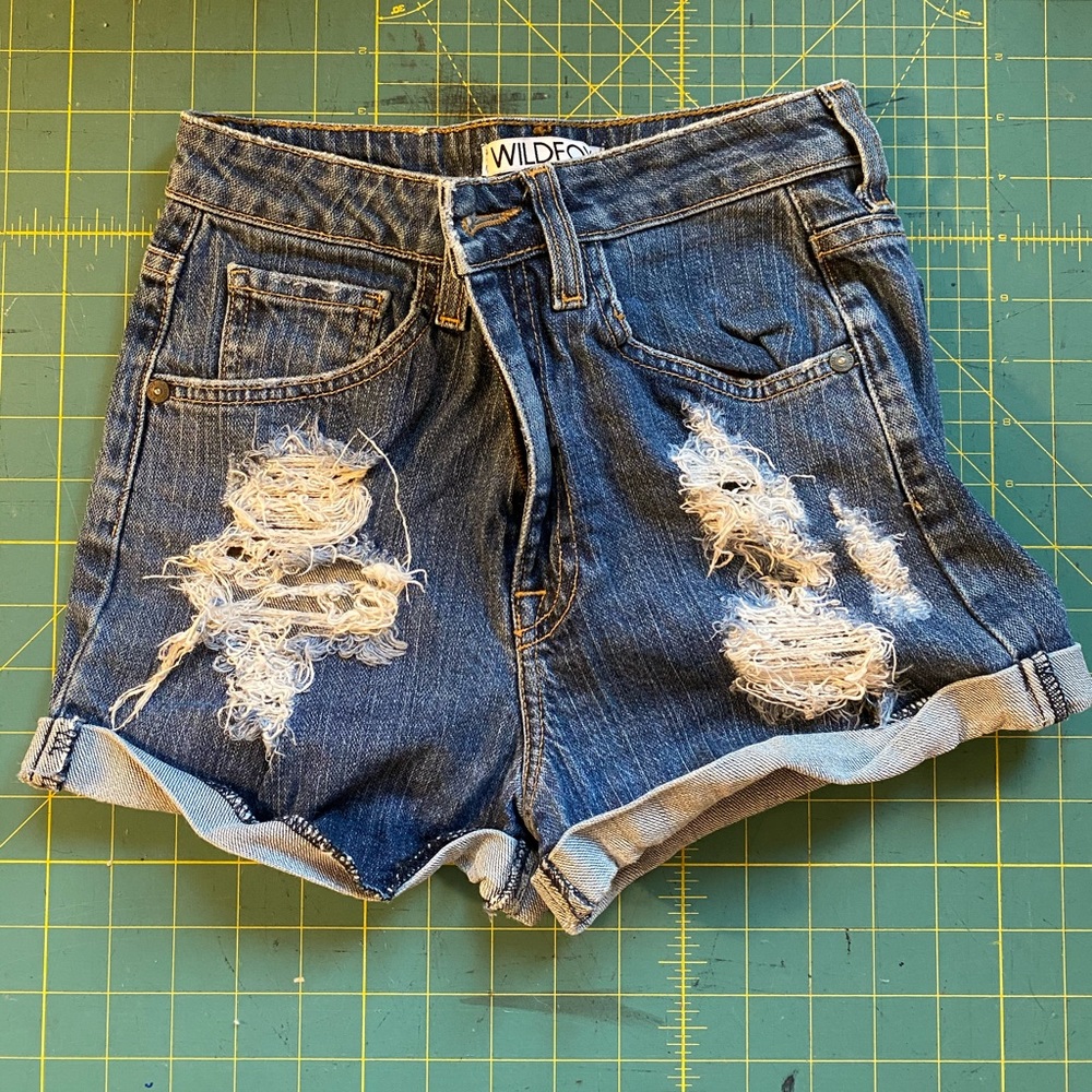 WILDFOX jean shorts